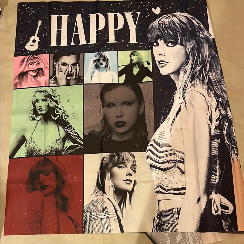 Taylor Swift Birthday Banner and Friendship Birthday Banner